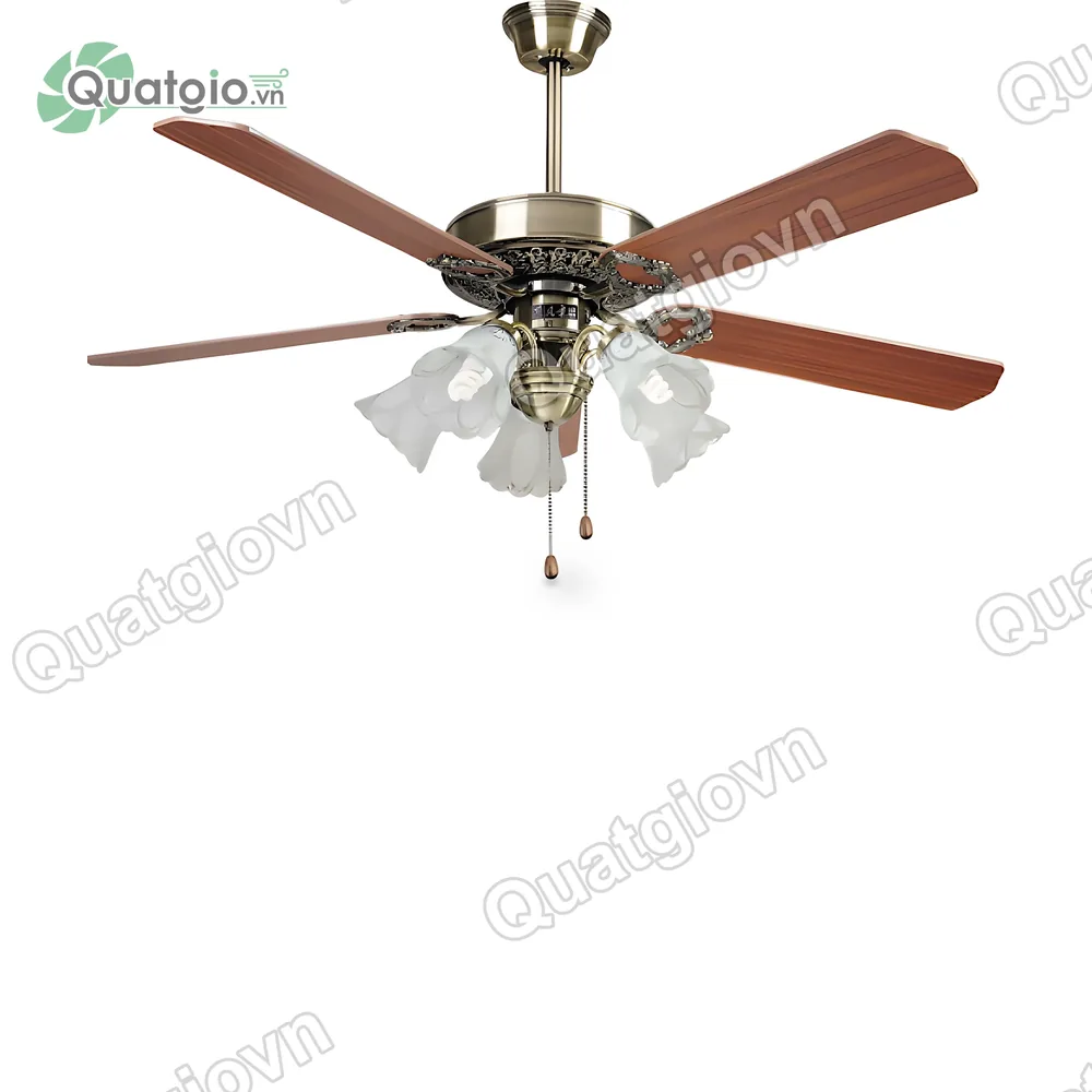 Quạt trần đèn T52-6360AB - hình 1