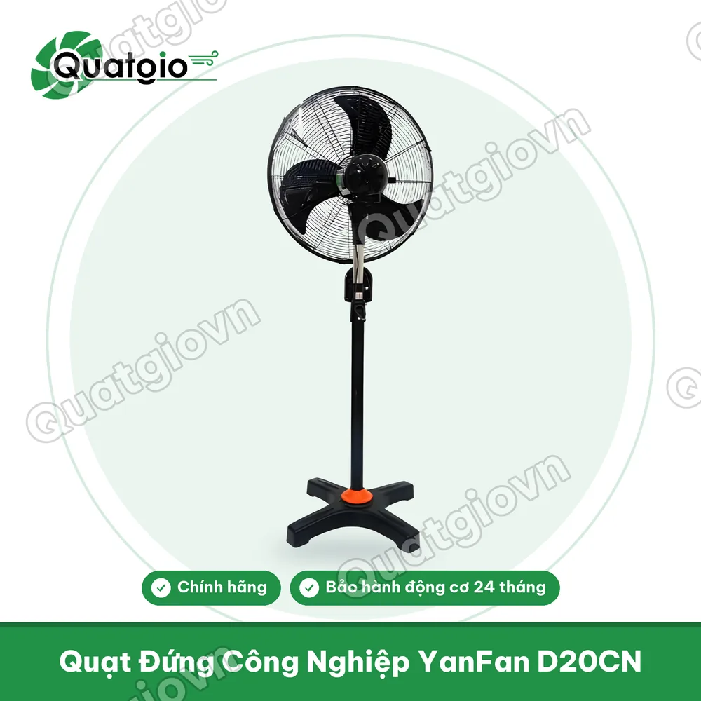 Thông tin Quạt đứng công nghiệp Yanfan D20CN công suất 110W