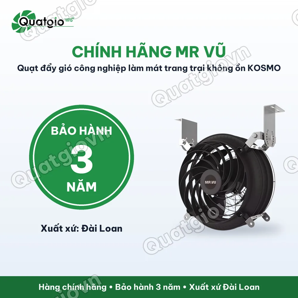 Bảo hành chính hãng Quạt làm mát công nghiệp KOSMO-14