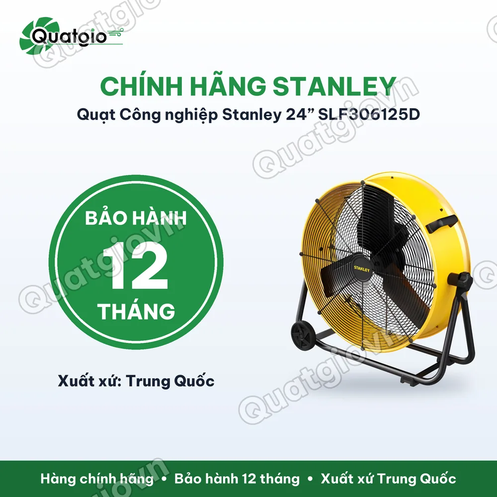 Bảo hành chính hãng Quạt sàn STANLEY SLF306125D