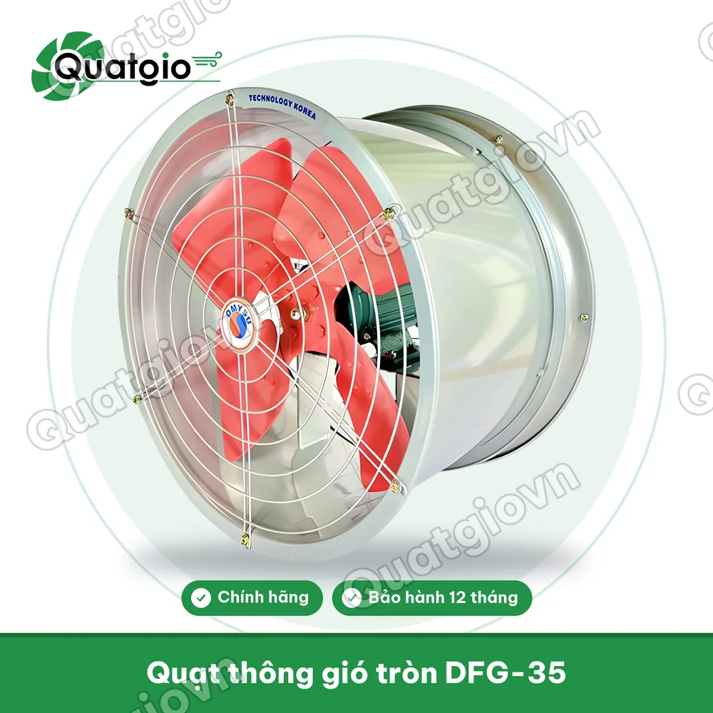 Thông tin Quạt thông gió Omysu FG-35C-4