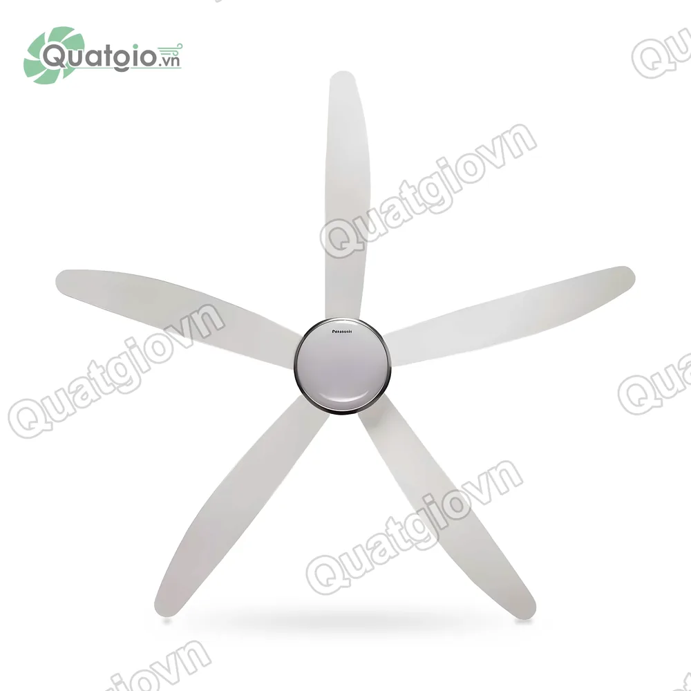Quạt trần đèn Panasonic F-60GFN 5 cánh màu trắng – Động cơ DC, 4 chế độ ánh sáng, lưu lượng gió 285 m³/phút - hình 1