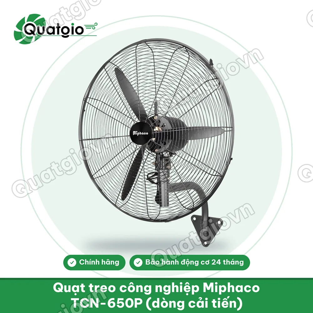 Thông tin Quạt treo công nghiệp Miphaco TCN-650P
