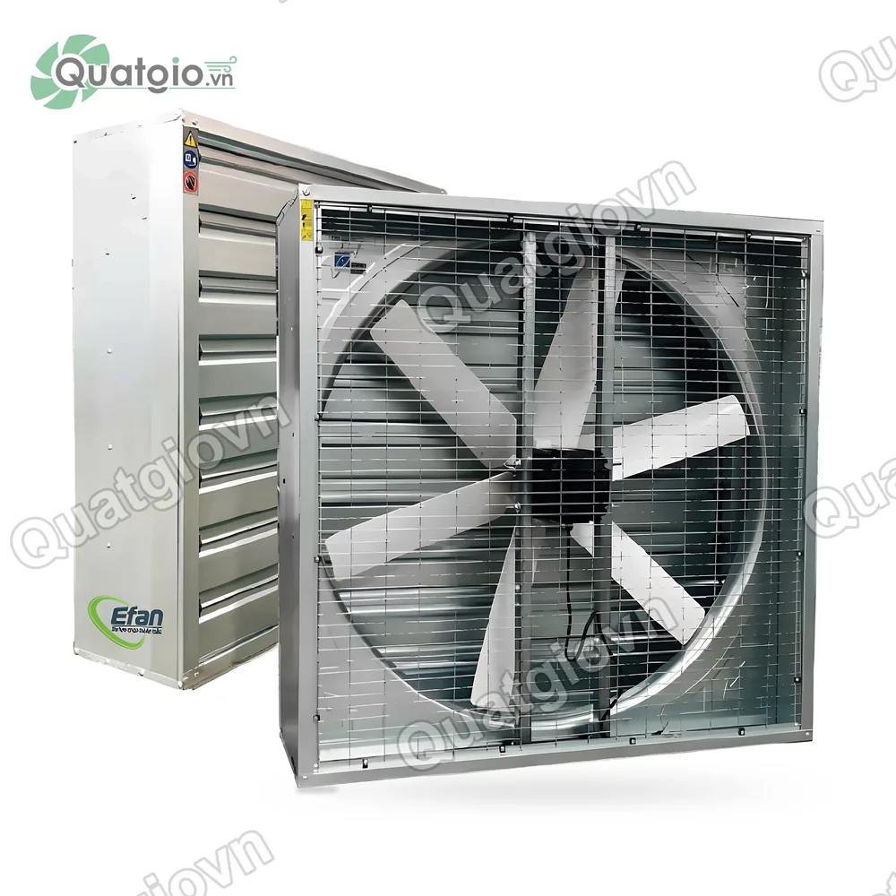 Quạt vuông thông gió truyền động trực tiếp Efan EF-A-90AN / EF-A-106AN / EF-A-122AN / EF-A-138AN - hình 1